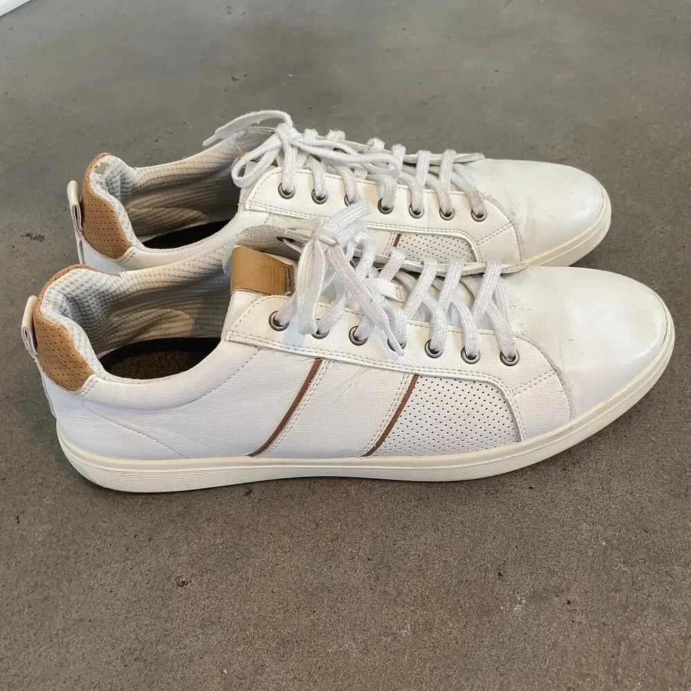 ALDO Kailiclya White Mens Low Top fashion sneaker shoes size 13